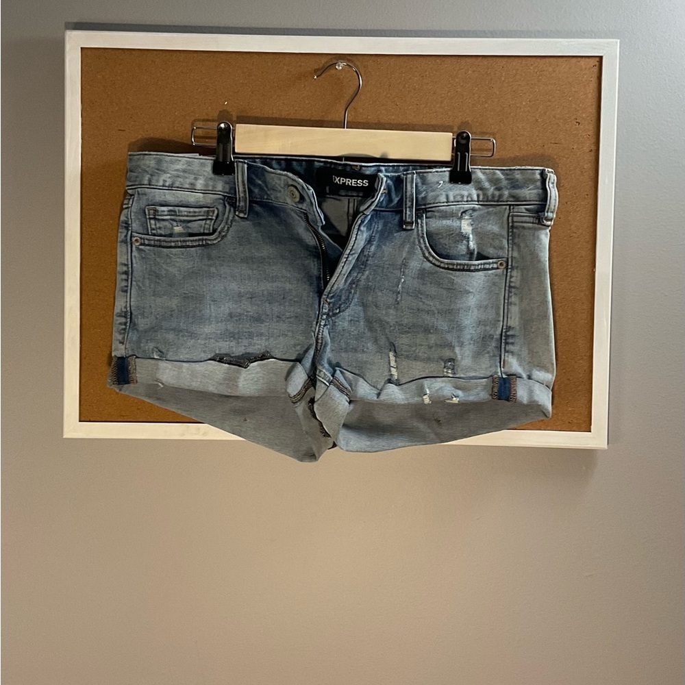 Express - Blue Jean Shorts